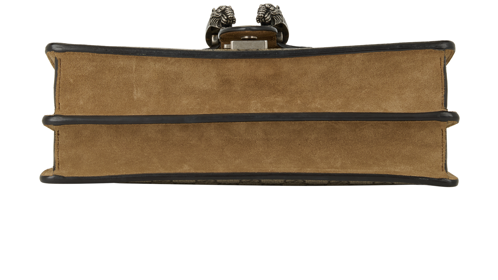 Dionysus, &pound;950, Handbags, Brown/Cream, Coated Canvas, Top view